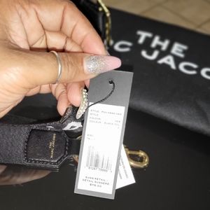 Marc Jacobs strap New/with tags. Black with gold hardware